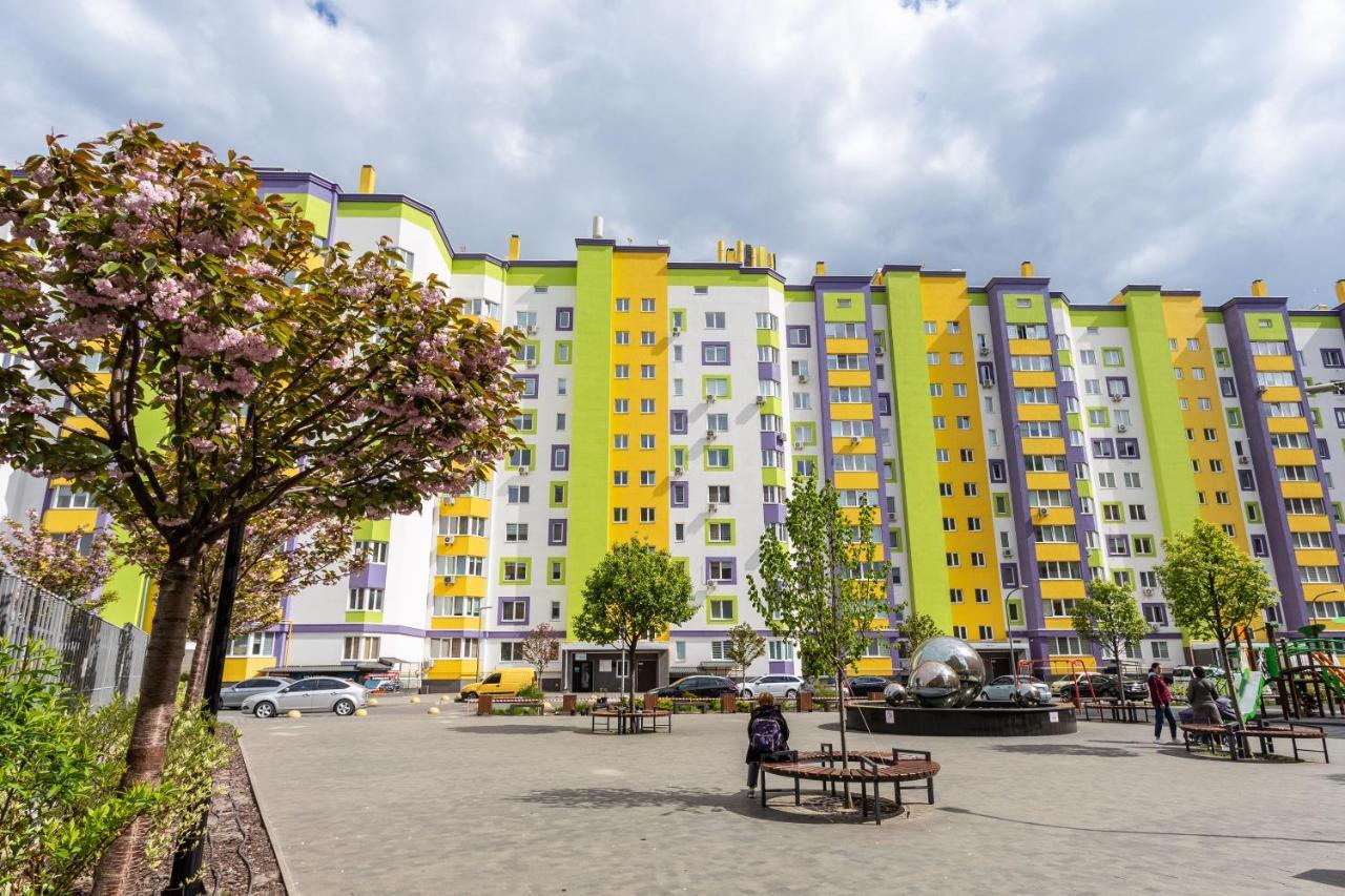 0272 Нова Затишна Квартира Жк Щасливий Kiev Exteriör bild